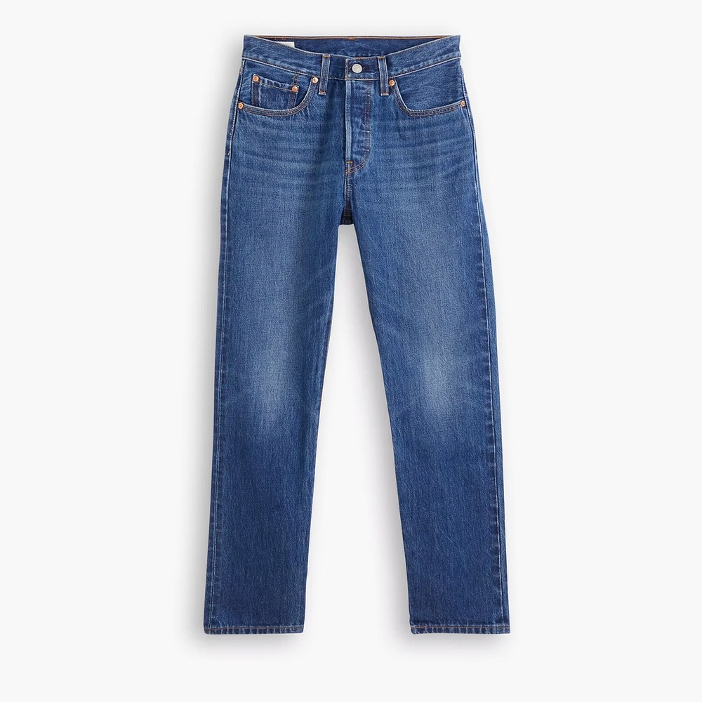 Levi’s 501 high waist straight dark wash jeans W26 L30